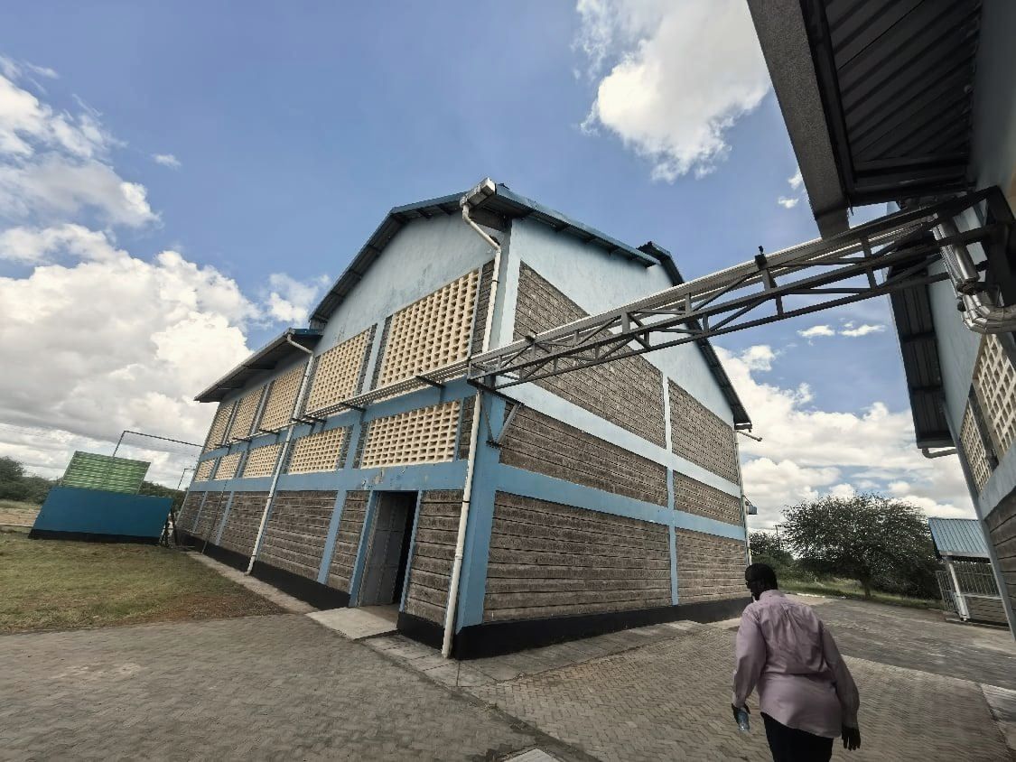 The Kenyan refinery building